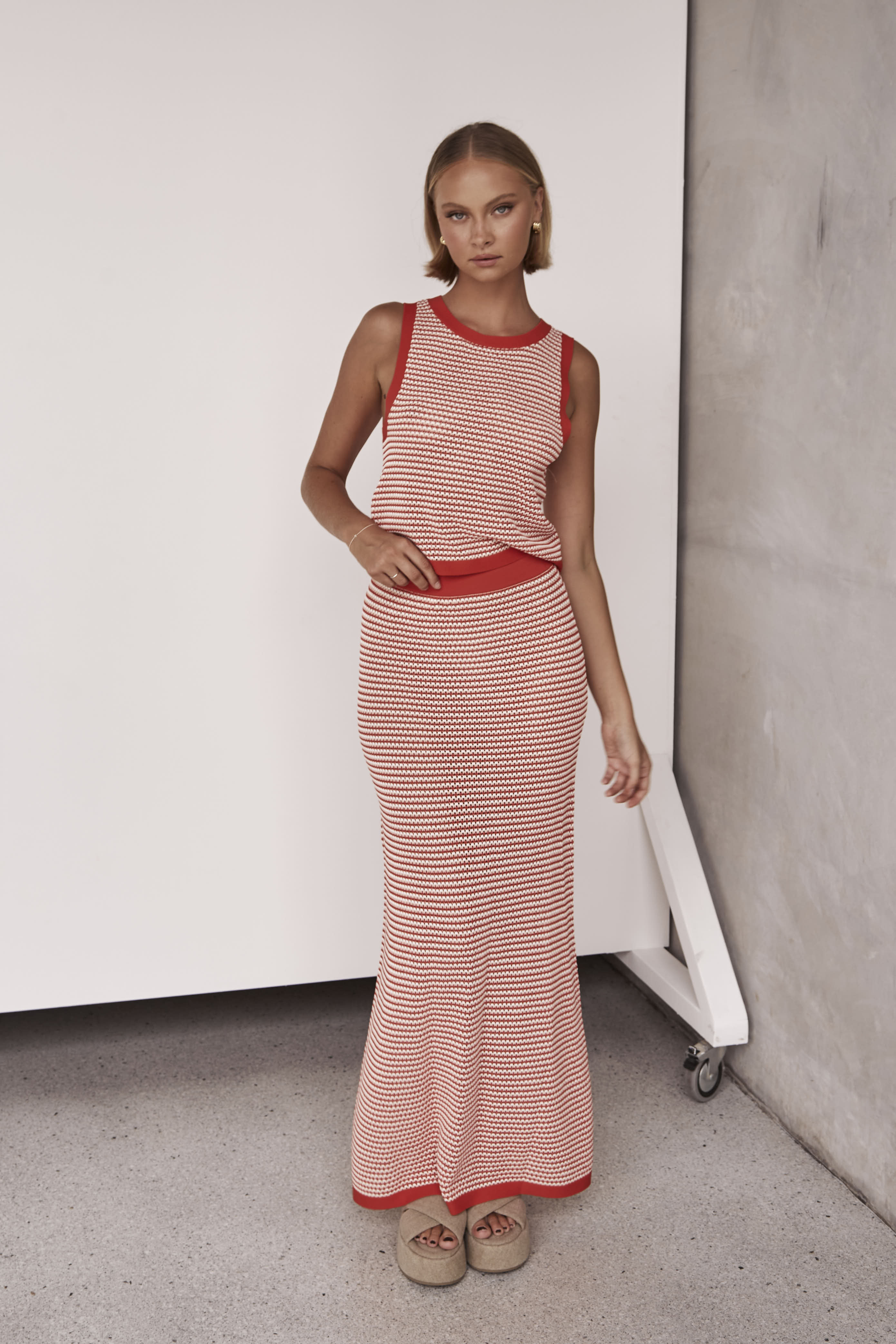 Val Strick Maxirock (Rot)