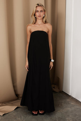 Kesia Maxikleid (Schwarz)