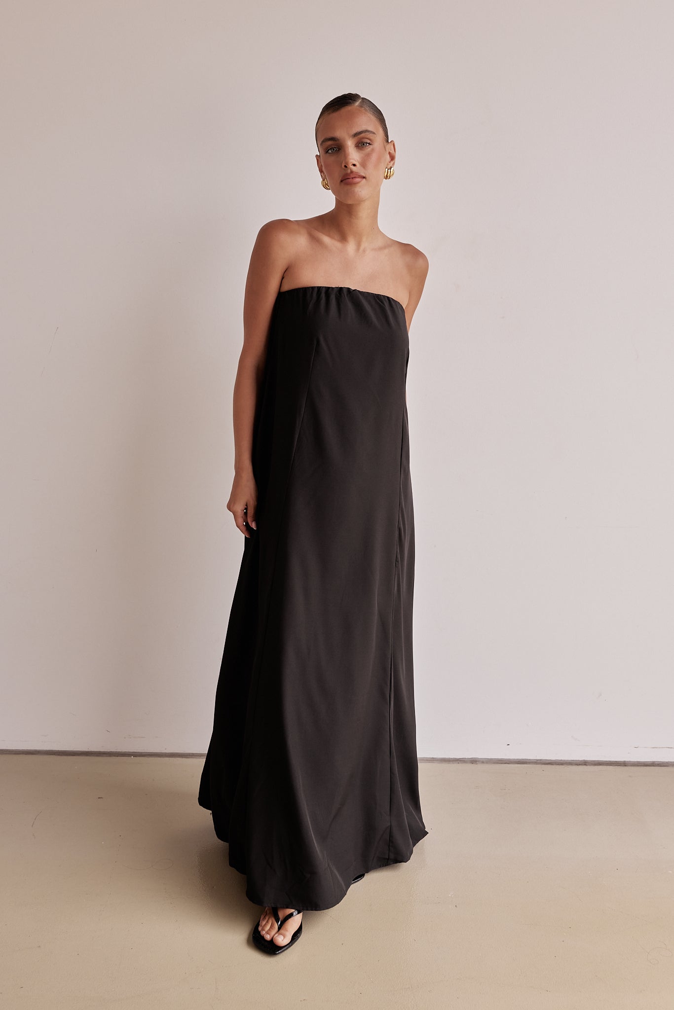 Kesia Maxikleid (Schwarz)
