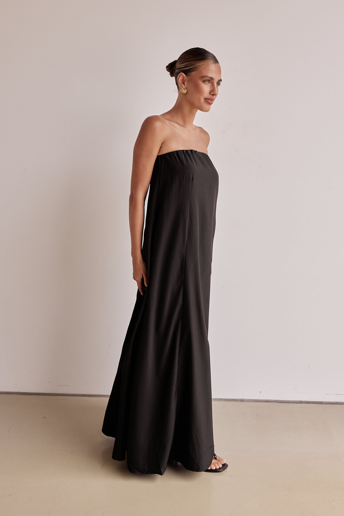 Kesia Maxikleid (Schwarz)