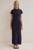 Antonia | Zaya Strick Maxikleid Marine