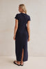 Antonia | Zaya Strick Maxikleid Marine