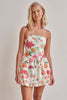 Chance | Erdbeer-Minikleid Creme