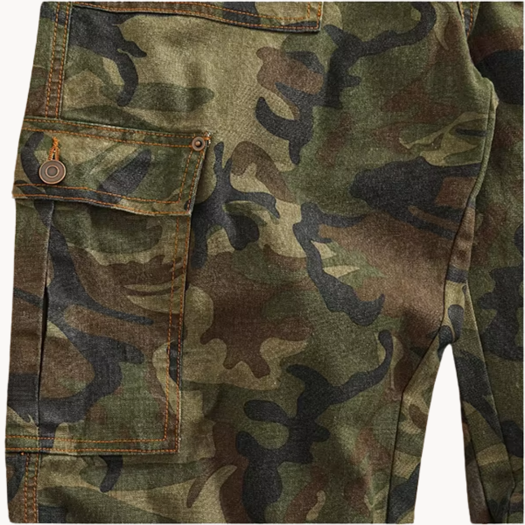 Izael | Camo Entspannte Cargo-Hose