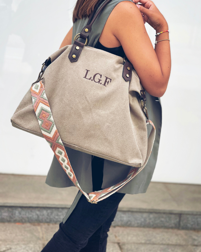 Calvin | Federica Tasche Taupe