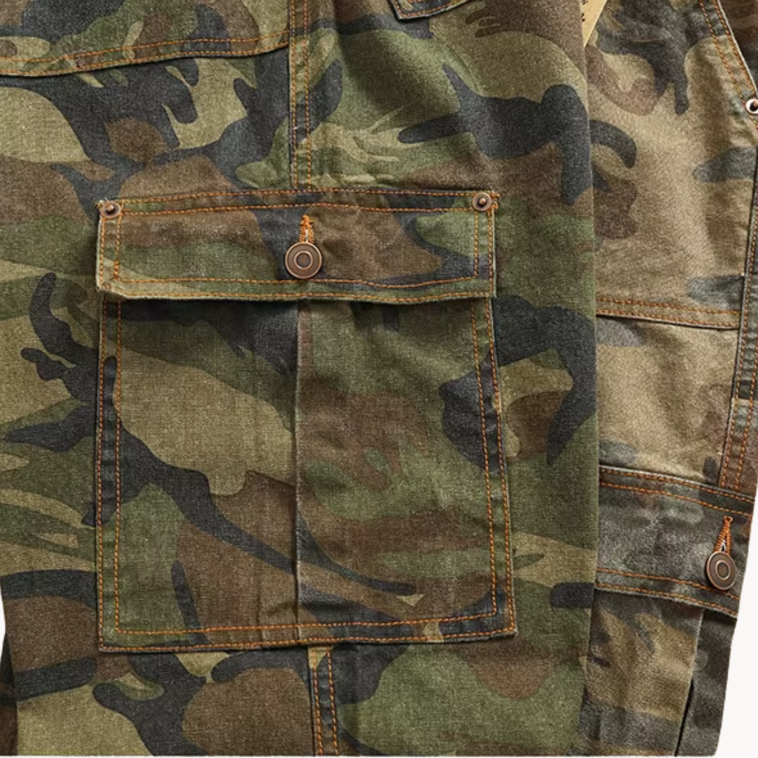 Izael | Camo Entspannte Cargo-Hose
