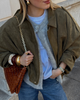 Emmett | Maven Wildleder Bomberjacke