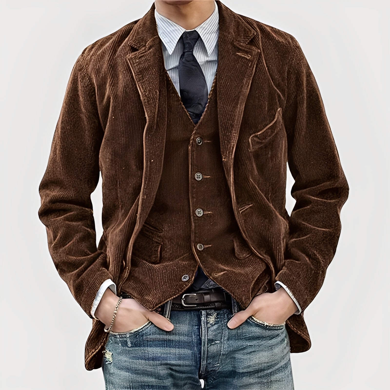 Zoey | Vintage Jacke und Weste