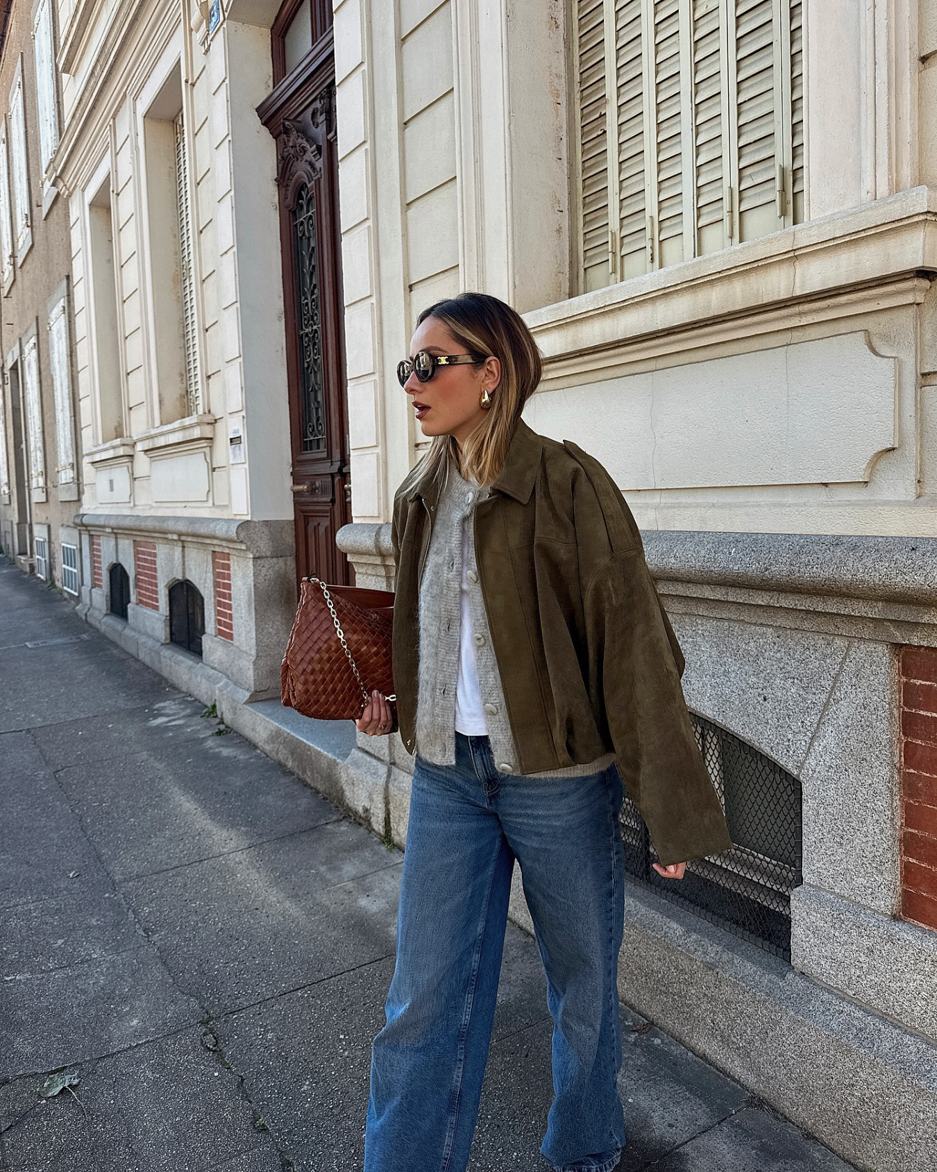 Emmett | Maven Wildleder Bomberjacke