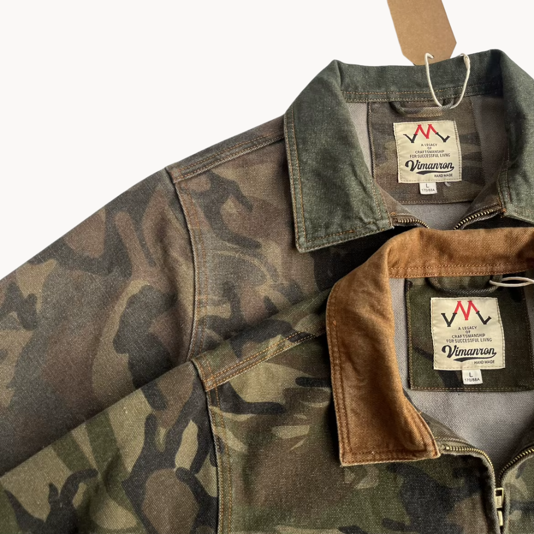 Jesiah | Camo-Reißverschluss-Arbeitsjacke