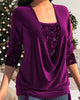 Elena | Elegante Bluse mit glänzenden Details