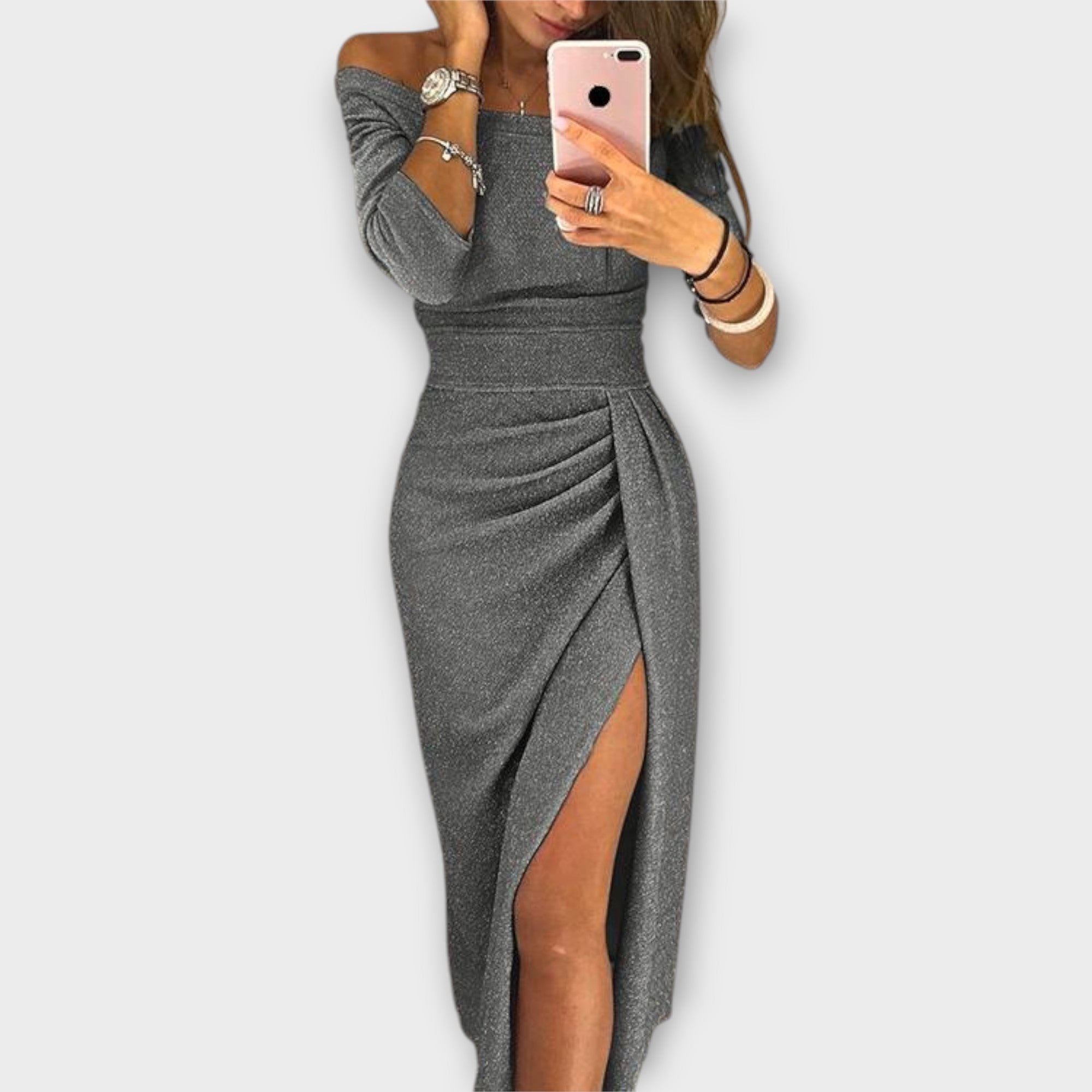 Hecy | Elegantes Off-Shoulder-Kleid