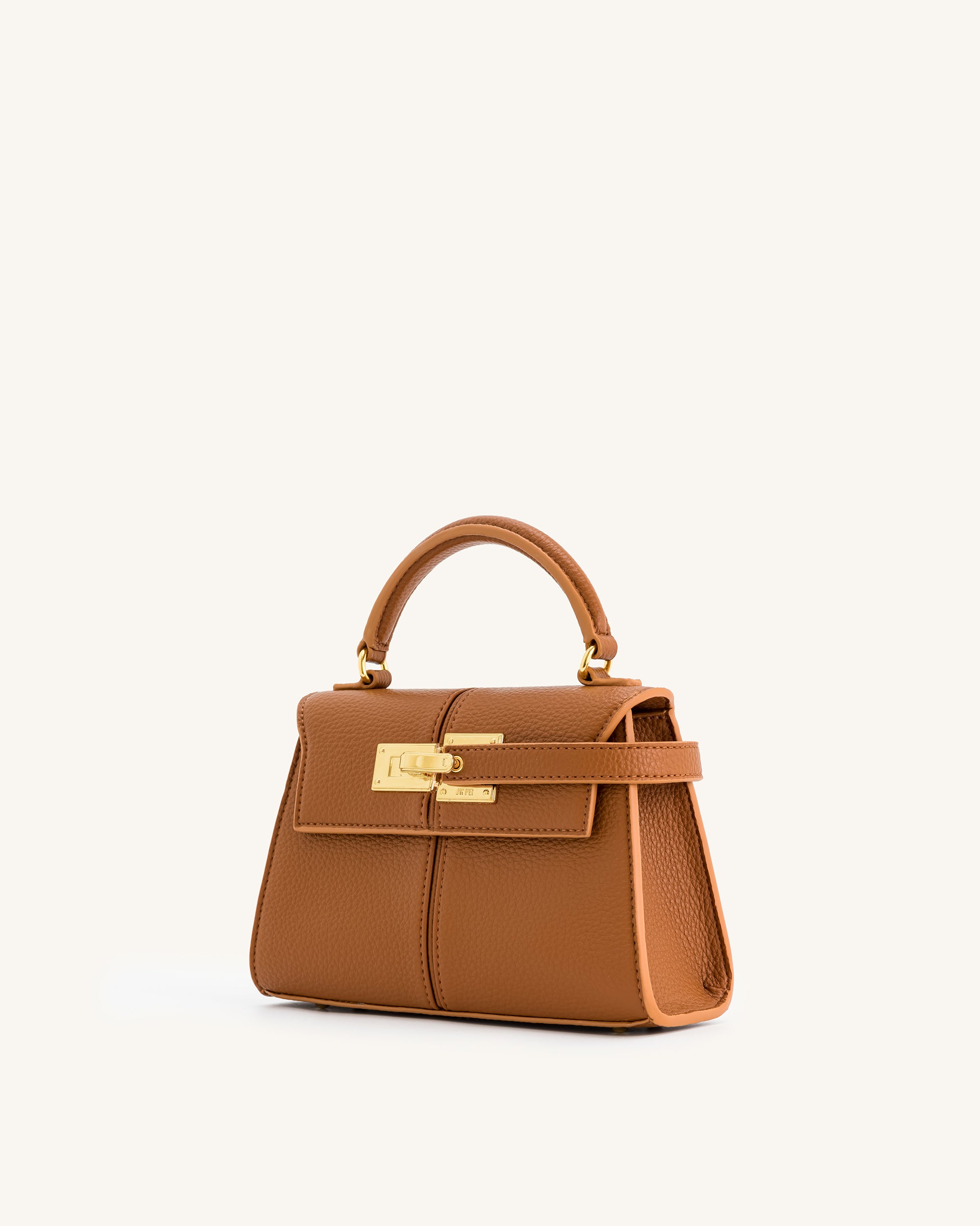 Elise Top Handle Tasche - Braun