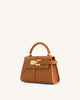 Elise Top Handle Tasche - Braun