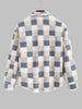 Derek | Flauschige karierte Jacke