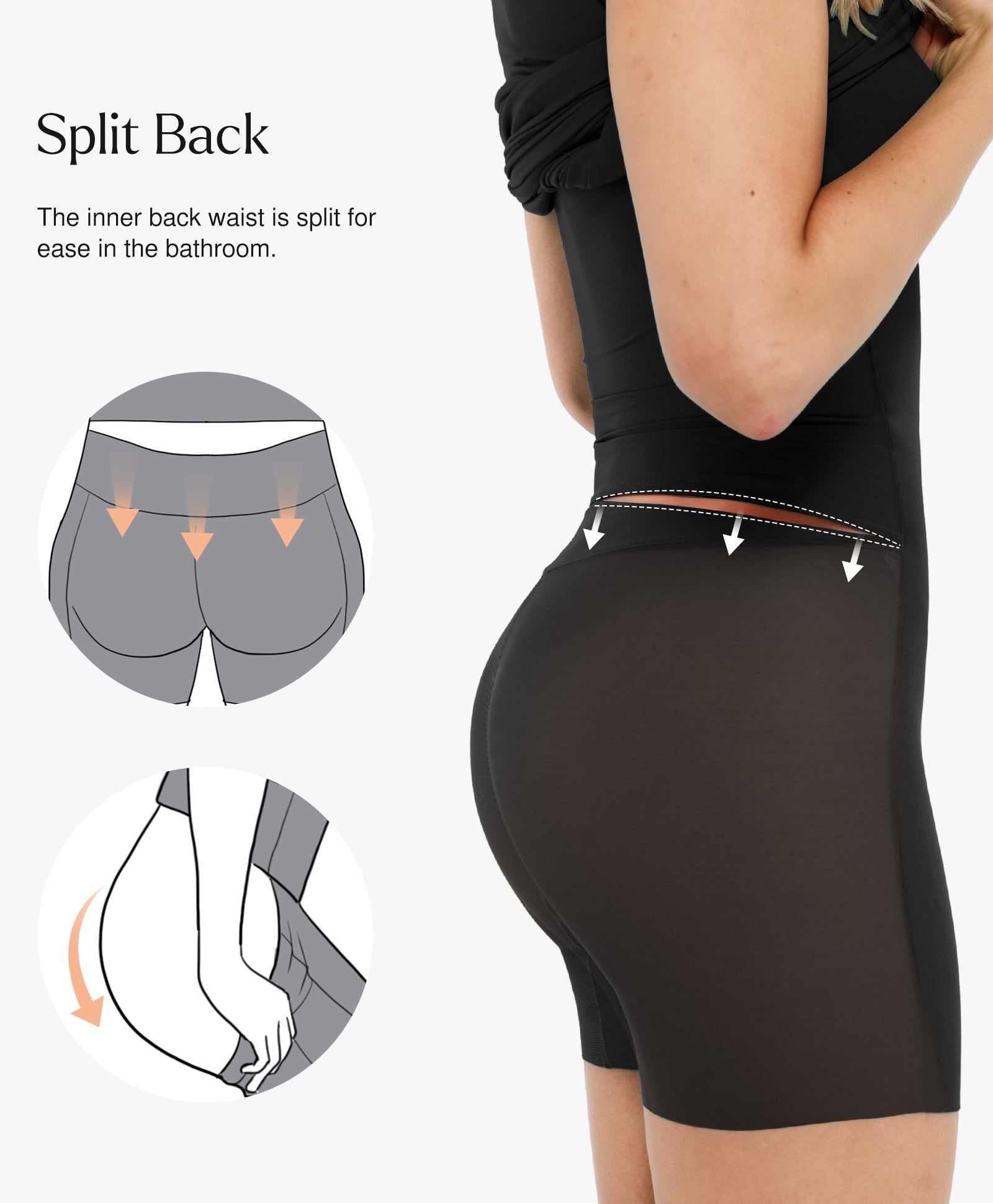 Liam | Shapewear Unifarbenes Gerüschtes Bodycon Cascade Minikleid