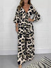 Juana | Heißer Verkauf Leopardenprint V-Ausschnitt Jumpsuit