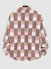 Derek | Flauschige karierte Jacke