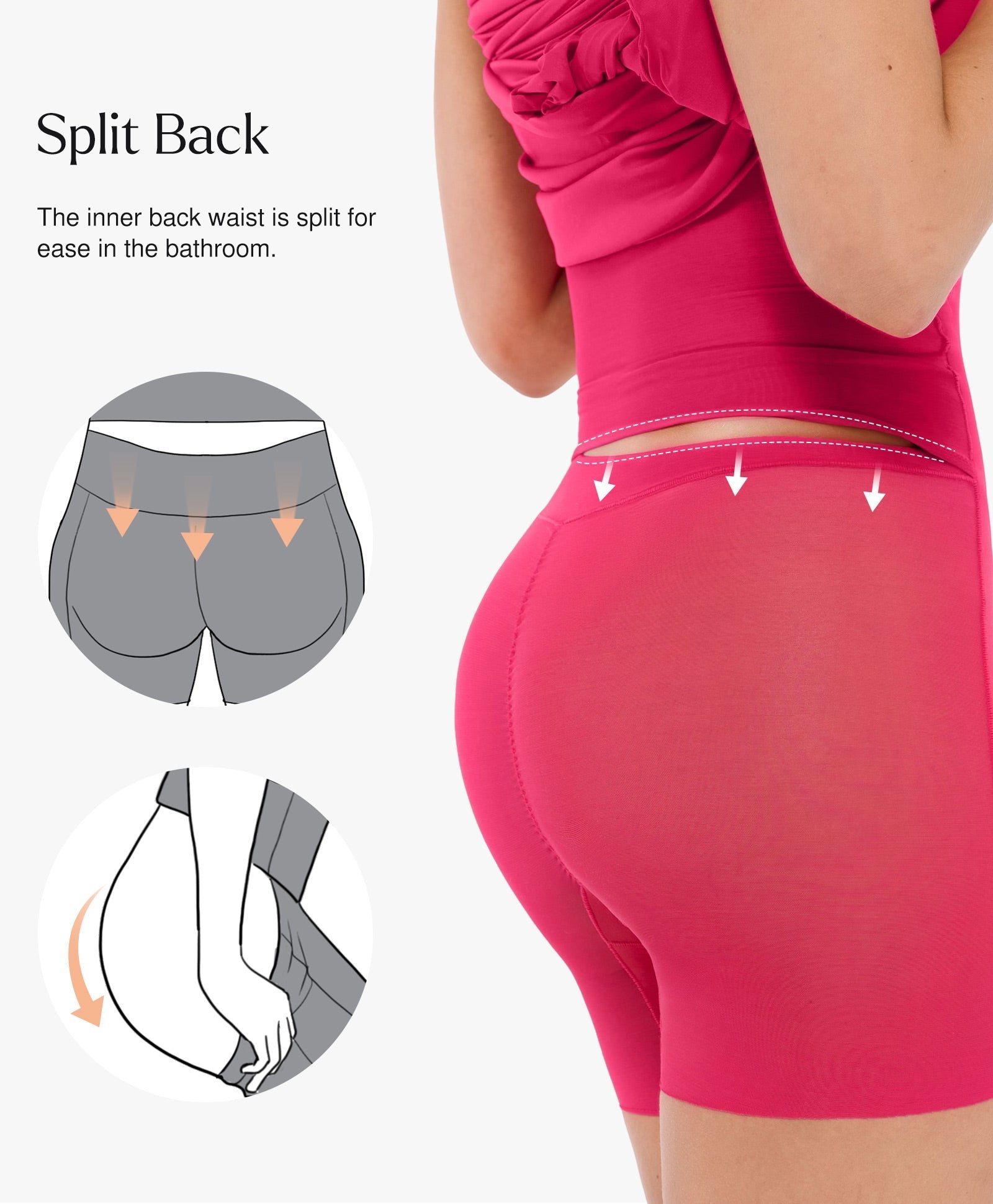 Liam | Shapewear Unifarbenes Gerüschtes Bodycon Cascade Minikleid