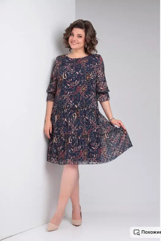 Roniesh | Neue Frühlingskleid mit Print für Damen