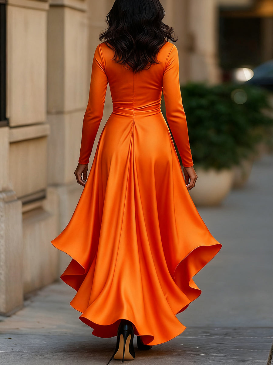 Mabel | Elegantes langes Kleid - Perfektes festliches Kleid für Herbst