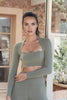 Lena | Elegantes Langarmoberteil mit Jakobsmuschelverzierung