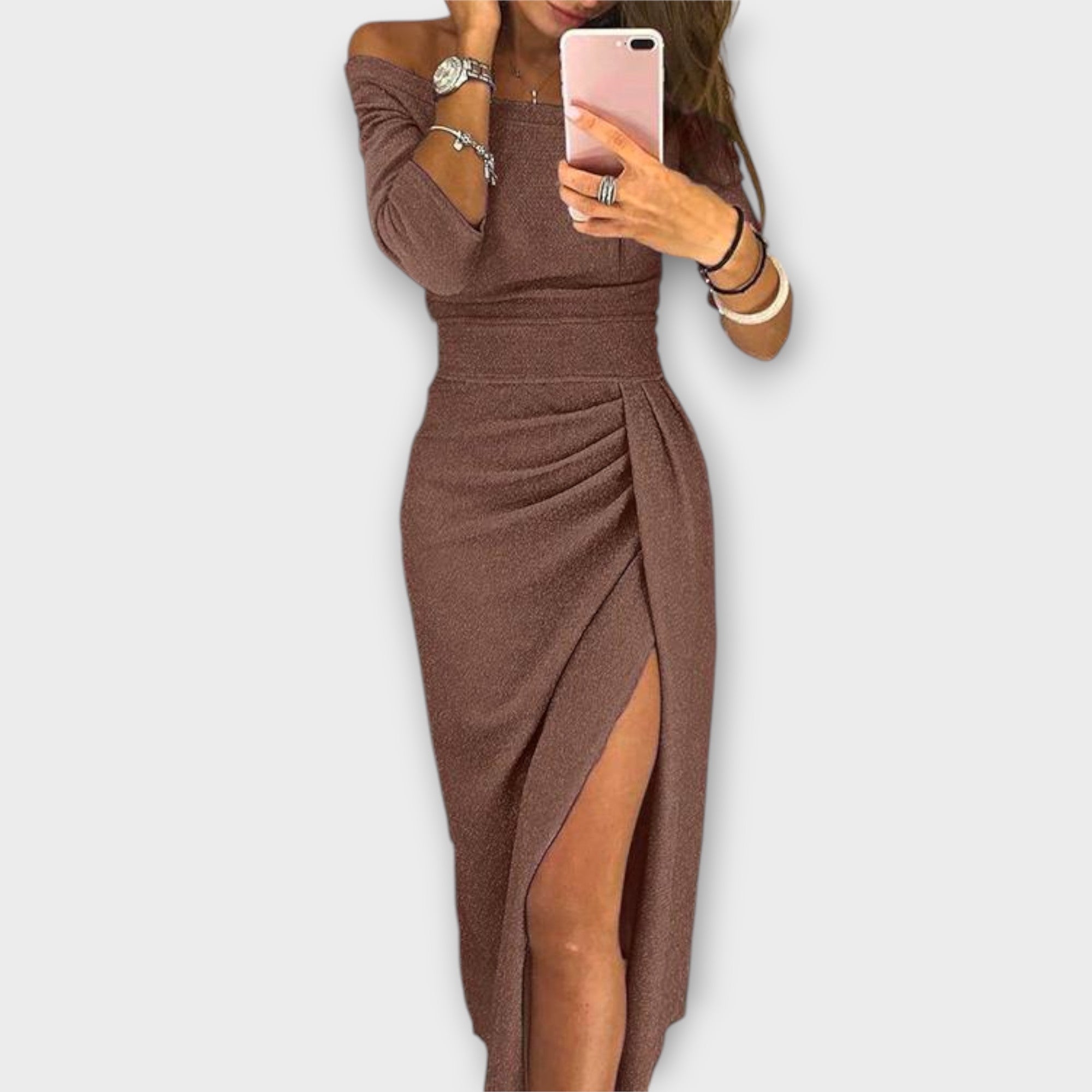 Hecy | Elegantes Off-Shoulder-Kleid