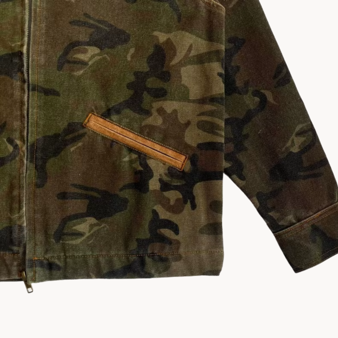 Jesiah | Camo-Reißverschluss-Arbeitsjacke