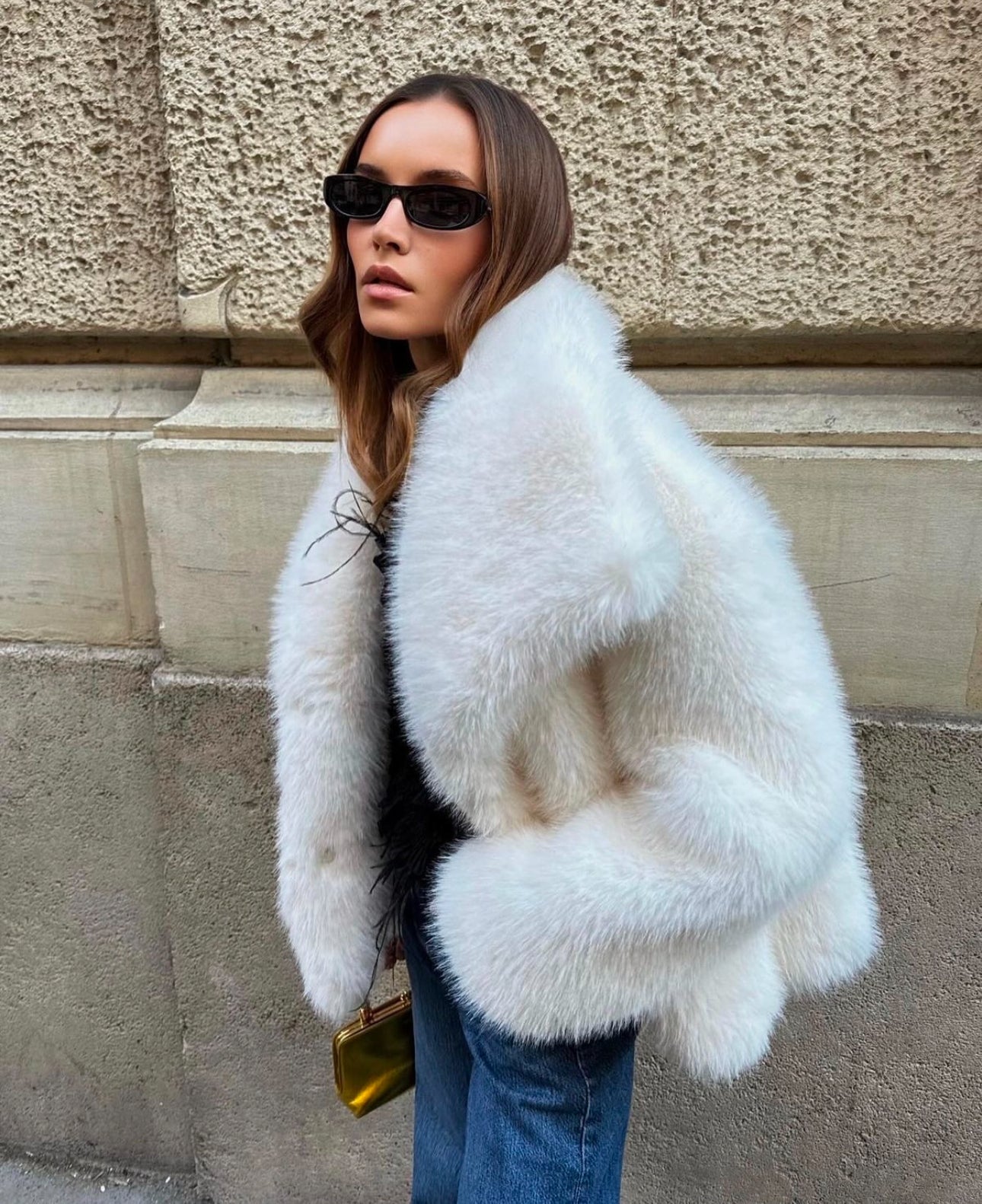 Ferryhill | Faux Fur Coat – Timeless, Elegant, Winter Layering