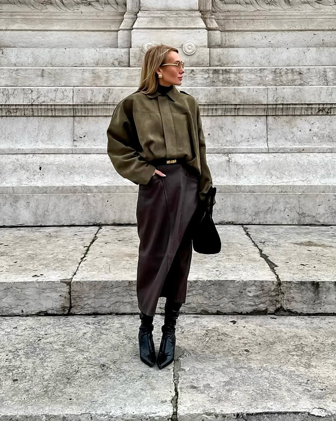 Heidi | Maven Wildleder Bomberjacke