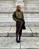 Heidi | Maven Wildleder Bomberjacke