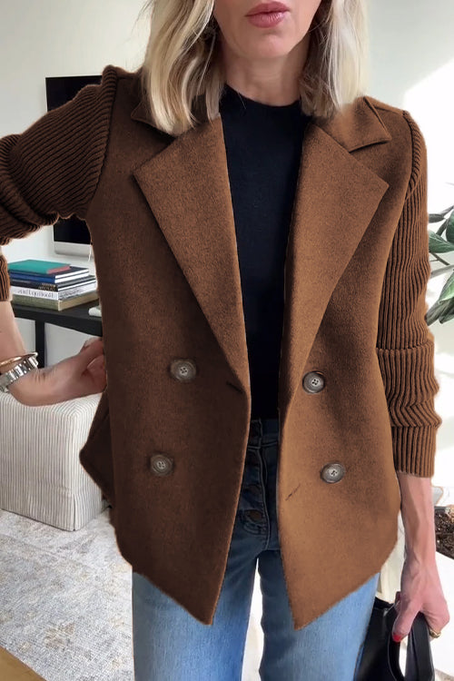 Sorelle | Eleganter Blazer mit Strickärmeln