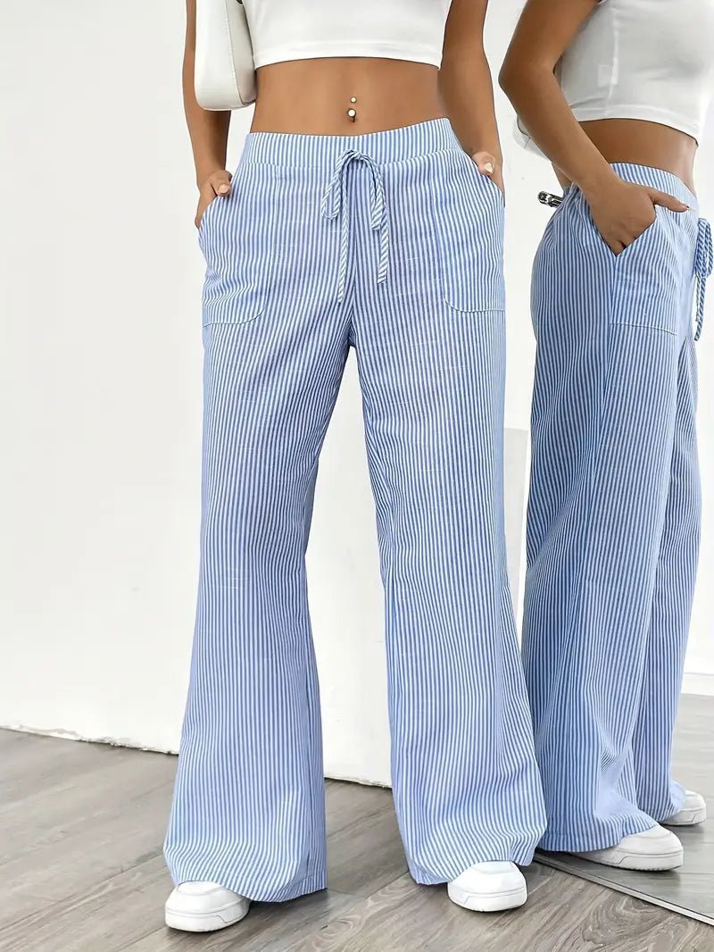 Charry | Elegante gestreifte Hose mit Taschen