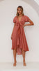 Marina | Sunny Daze Kleid - Gebackene Rose