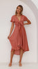 Marina | Sunny Daze Kleid - Gebackene Rose