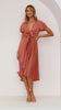 Marina | Sunny Daze Kleid - Gebackene Rose