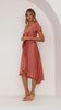 Marina | Sunny Daze Kleid - Gebackene Rose