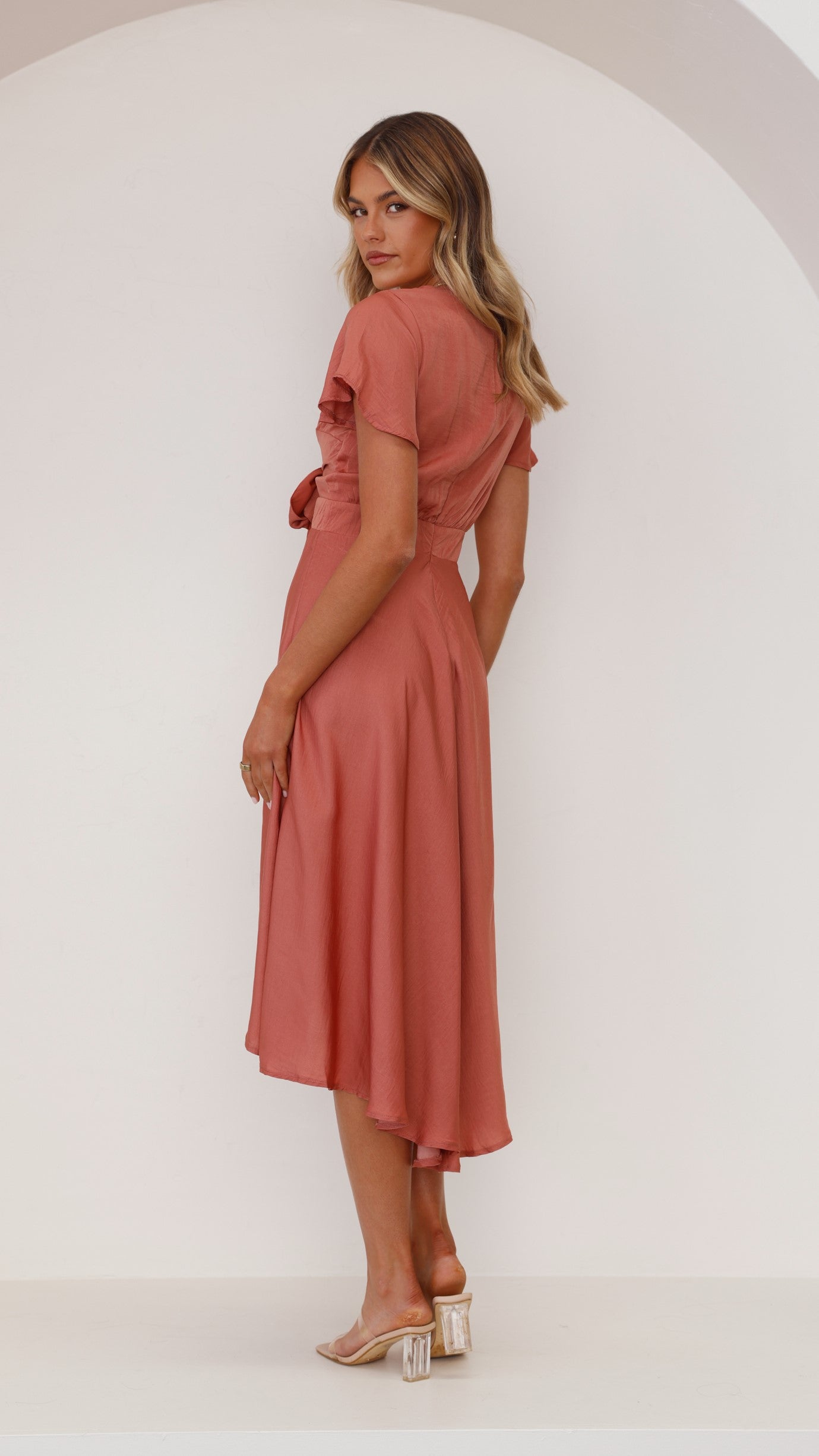 Marina | Sunny Daze Kleid - Gebackene Rose