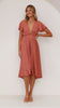Marina | Sunny Daze Kleid - Gebackene Rose