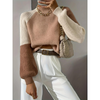 Evelia | Damenpullover mit Farbblock-Design