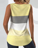 Cedra | Gestreiftes Tanktop mit Knöpfen