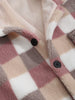 Derek | Flauschige karierte Jacke