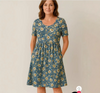 Caroline | Stilvolles und lässiges Blumenkleid mit Taschen