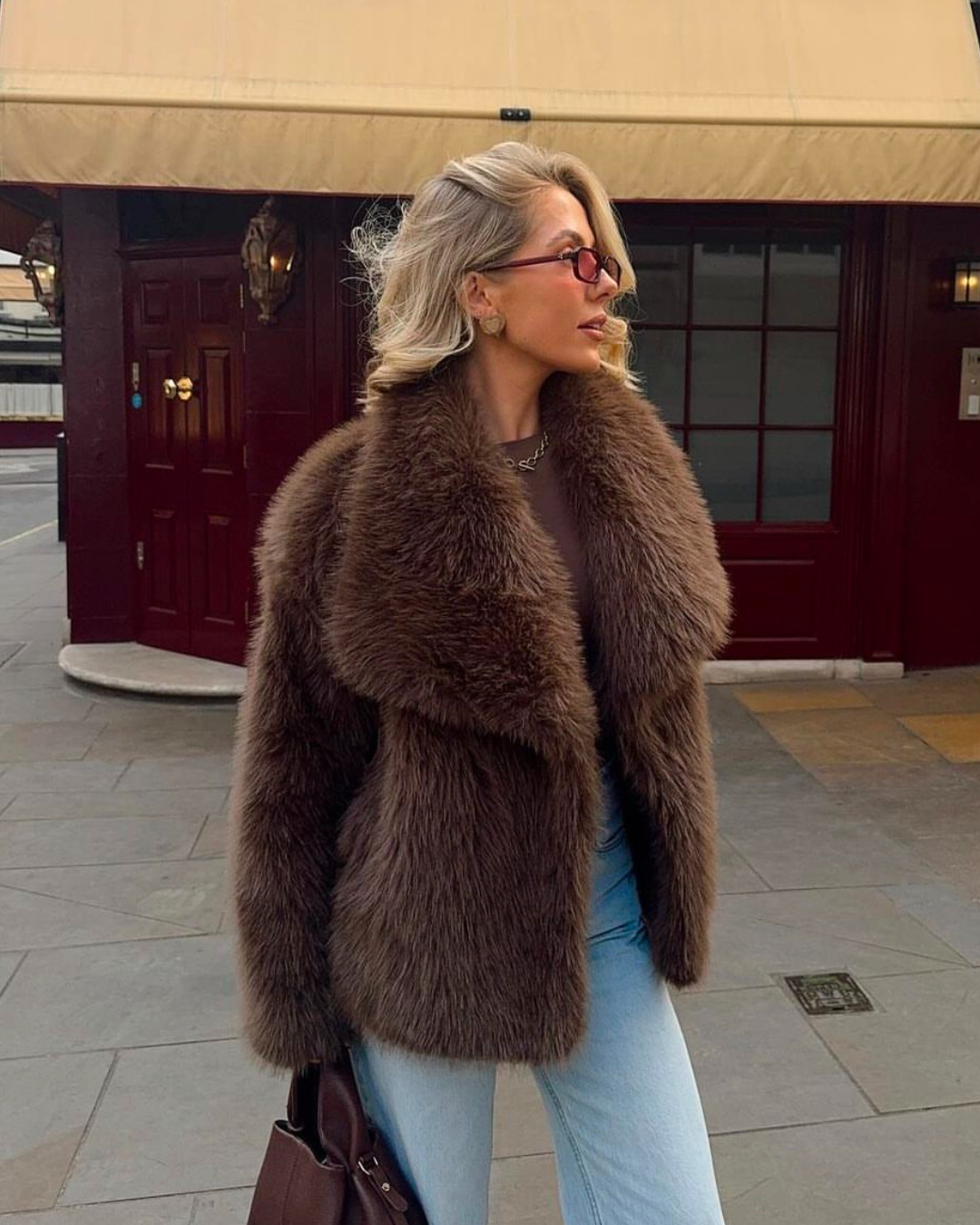 Ferryhill | Faux Fur Coat – Timeless, Elegant, Winter Layering