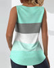 Cedra | Gestreiftes Tanktop mit Knöpfen