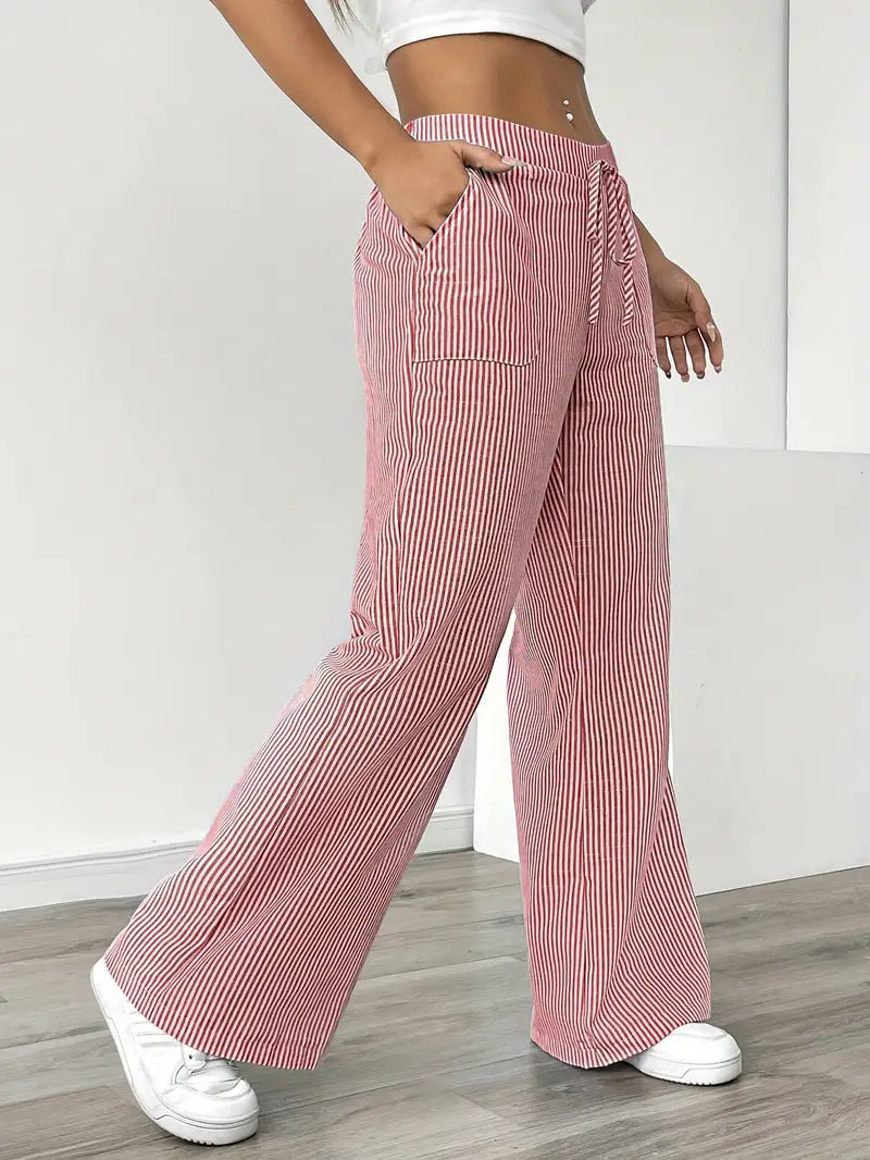 Charry | Elegante gestreifte Hose mit Taschen