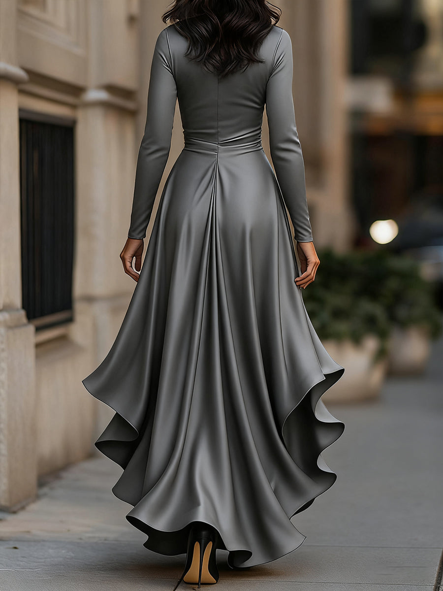 Mabel | Elegantes langes Kleid - Perfektes festliches Kleid für Herbst