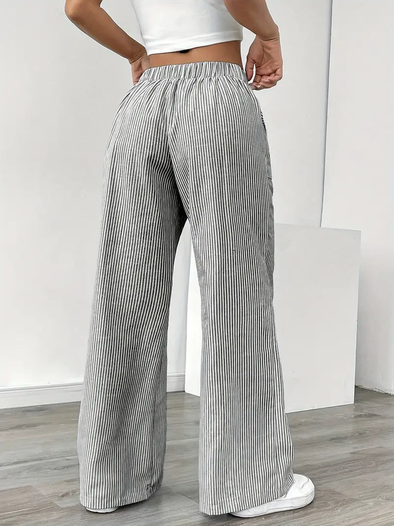 Charry | Elegante gestreifte Hose mit Taschen