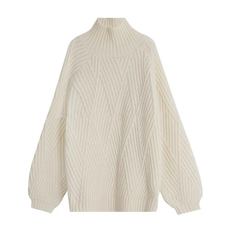 Celestine | Oversized-Herbst-Rollkragenpullover für Damen