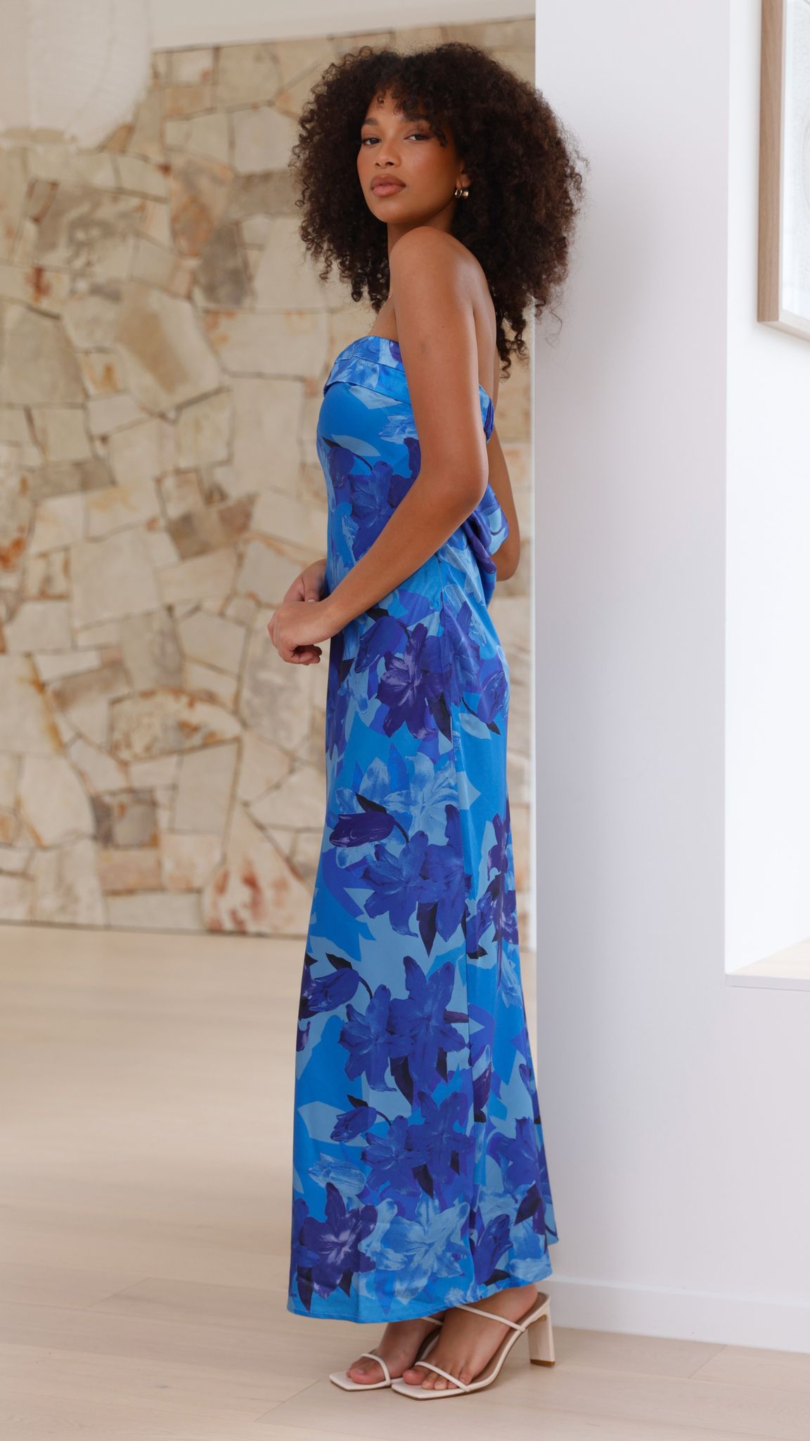 Mauricio | Miya Maxikleid - Blaue Blumen